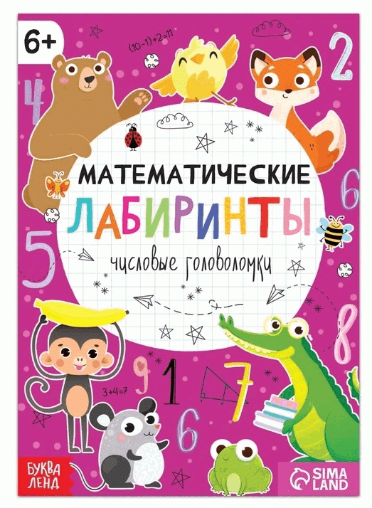 9785001923787_0 Математические лабиринты. БАЖЕВА А., ОБОСКАЛОВА Е. и др.