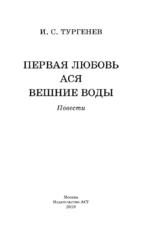 Первая любовь. Ася. Вешние воды — изображение 3