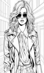 Fashion. Модная раскраска-антистресс для творчества и вдохновения — изображение 4