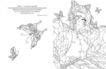 Art book. Impressed by Anime heroes. Раскраска — изображение 3