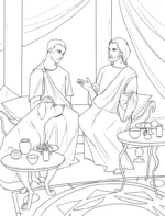 Раскраска для взрослых - Мастер и Маргарита. Раскраска о великой любви — изображение 6