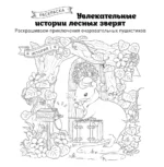 Увлекательные истории лесных зверят. Раскрашиваем приключения очаровательных пушистиков — изображение 3