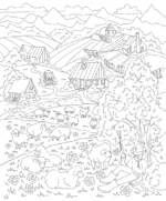 Найди и раскрась. Раскраска-головоломка для умных и наблюдательных. — изображение 5