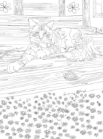Раскраска Кототерапия. Котики, которые успокаивают — изображение 4