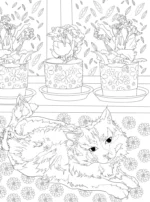 Раскраска Кототерапия. Котики, которые успокаивают — изображение 5