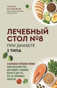 Лечебный стол номер 8 при диабете 2 типа. 3 варианта лечебного меню: классический стол, для людей с лишним весом и тех, кто не принимает таблетки. Татьяна Карамышева