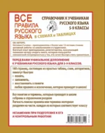 Все правила русского языка в схемах и таблицах. 5 - 9 классы — изображение 2