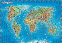 Карта мира для детей (1080 х 790 мм). 1080Х780ММ