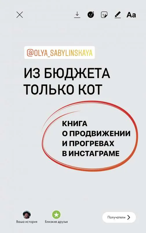 9785171450052_0.webp Из бюджета только кот. Книга о продвижении и прогревах в инстаграме. САБЫЛИНСКАЯ О.