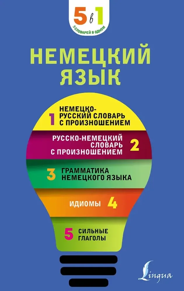 9785171523817_0.webp Немецкий язык. 5 в 1: немецко-русский и русско-немецкий словари с произношением, грамматика немецкого языка, идиомы, сильные глаголы