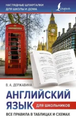 Английский язык для школьников. Все правила в таблицах и схемах. Виктория Державина