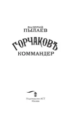 Горчаков. Коммандер — изображение 4