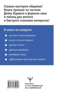 Карнеги. Правила общения в схемах и таблицах. Все понятно и по полочкам — Популярная психология