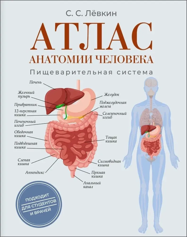 9785171788537_0.webp Атлас анатомии человека. Пищеварительная система. Сергей Лёвкин