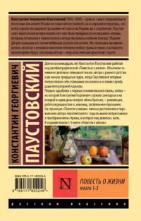 Повесть о жизни. Книги 1-3 — Русская классика
