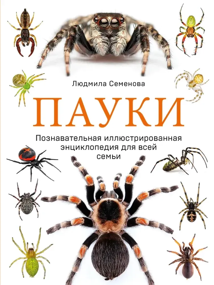 9785699762286_0-1.webp Пауки. Познавательная иллюстрированная энциклопедия для всей семьи. Людмила Семенова